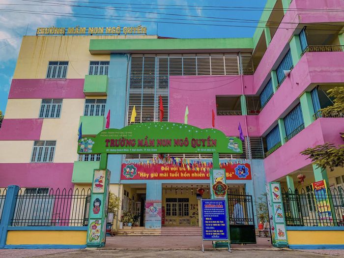 Hình ảnh sinh động về các hoạt động học tập tại Trường Mầm non Ngô Quyền