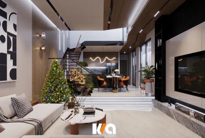 Hình ảnh thiết kế ấn tượng của KV Architecture