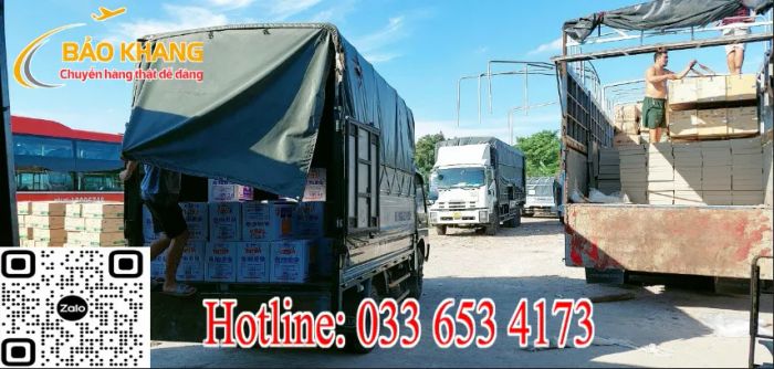 Hình ảnh đội xe vận tải Bảo Khang