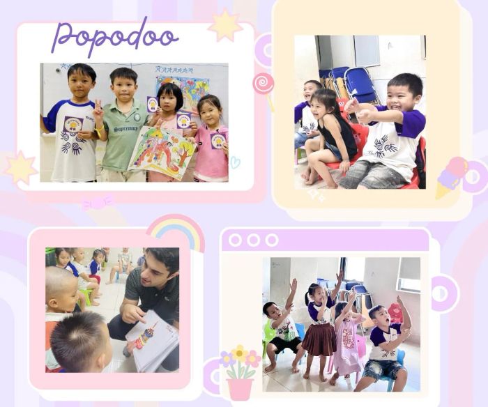 Không gian học tập hiện đại tại Popodoo Smart English Đồng Xoài
