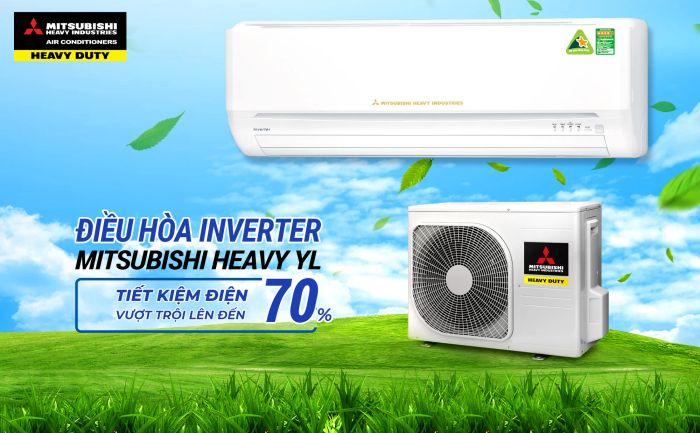 Hình ảnh điều hòa Mitsubishi Heavy - Thiết kế đẳng cấp, hiệu năng vượt trội