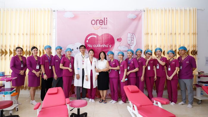 Không gian hiện đại và sang trọng tại Nha Khoa Oreli