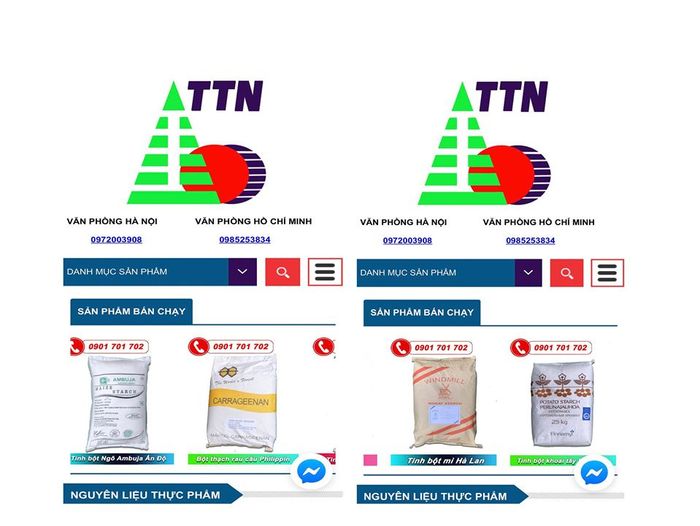 Hình ảnh sản phẩm và quy trình kiểm định chất lượng tại TTN