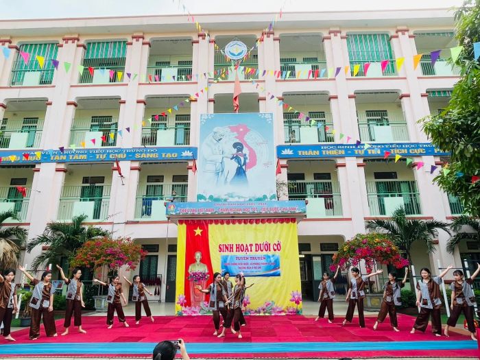 Hình ảnh ấn tượng về Trường Tiểu học Trung Đô