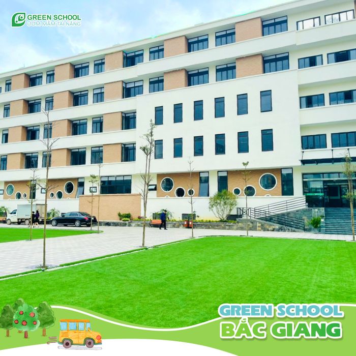 Hình ảnh không gian học tập hiện đại tại Green School Bắc Giang