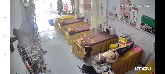 Hình ảnh trải nghiệm gội đầu dưỡng sinh tại Spa Lệ Nguyễn