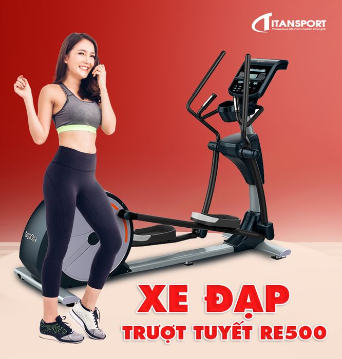 Hình ảnh thực tế xe đạp tập Titan Sport - Thiết kế thể thao, chắc chắn