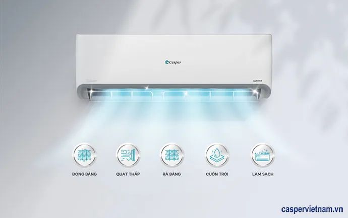 Hình ảnh điều hòa treo tường Casper - Thiết kế hiện đại, tối ưu không gian