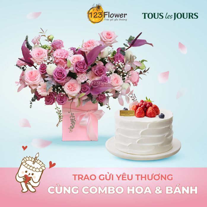 Những chiếc bánh nghệ thuật tại Tous les Jours Vietnam