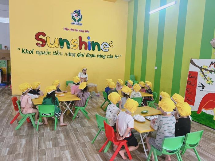 Hình ảnh không gian học tập hiện đại tại Trường Mầm non Ánh Dương