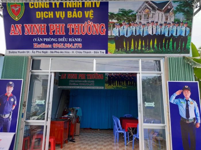 Hình ảnh đội ngũ bảo vệ tác nghiệp chuyên nghiệp của An Ninh Phi Thường