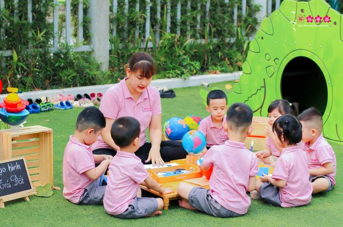 Không gian học tập chuẩn Montessori tại Sakura
