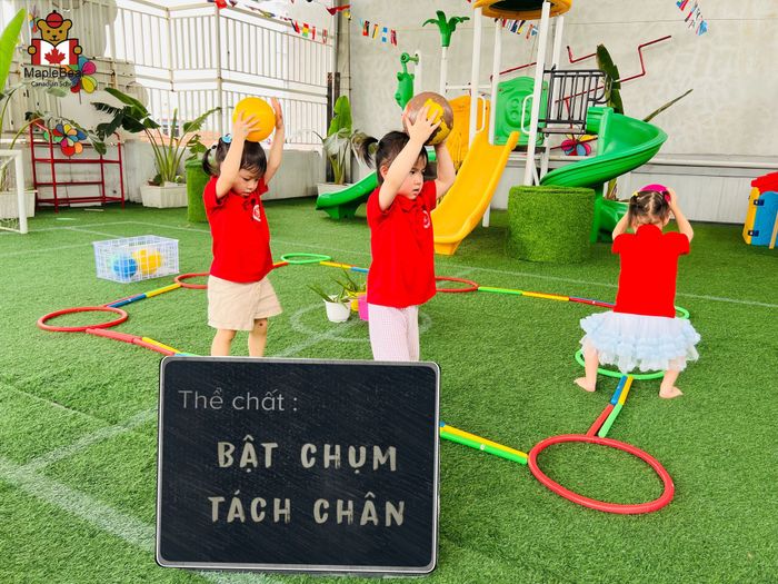Góc sinh hoạt đầy màu sắc tại Maple Bear Hải Phòng