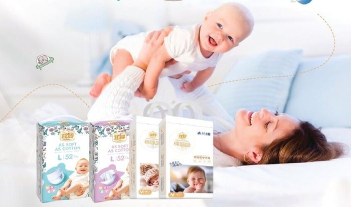 Hình ảnh bỉm Yiying cao cấp