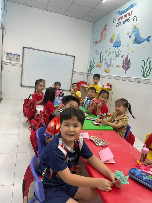 Không gian học tập sáng tạo tại Trung tâm Ngoại ngữ Sunrise