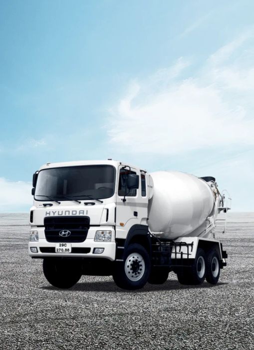 Hình ảnh chi tiết xe trộn Hyundai