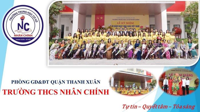 Hình ảnh khuôn viên trường THCS Nhân Chính