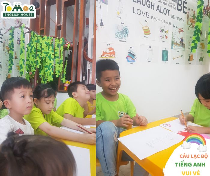Hình ảnh lớp học tại TOMOE ENGLISH HOUSE