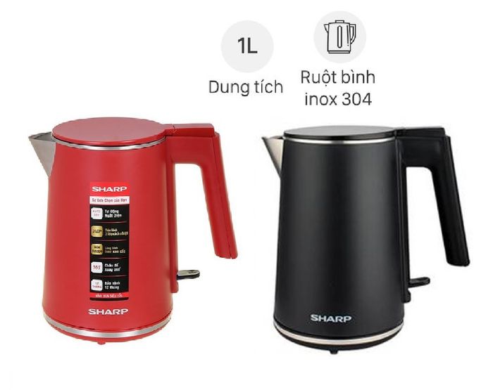 Hình ảnh bình đun siêu tốc Sharp phiên bản cao cấp