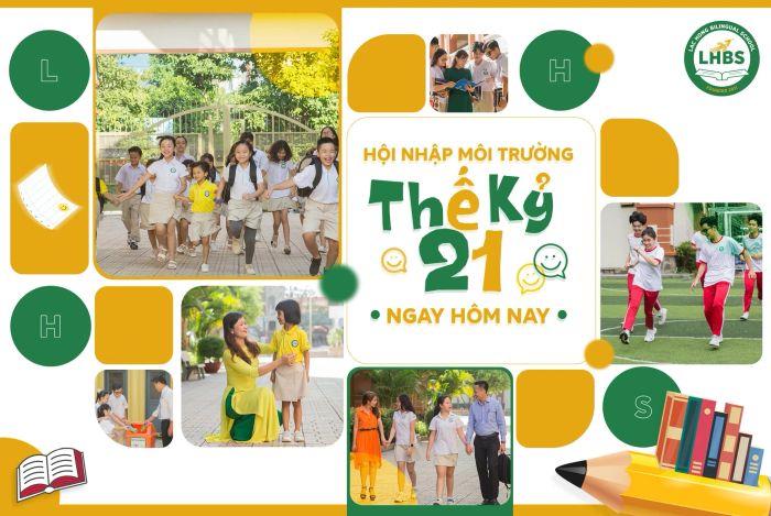 Hình ảnh lớp học tiêu chuẩn tại Trường Song Ngữ Lạc Hồng