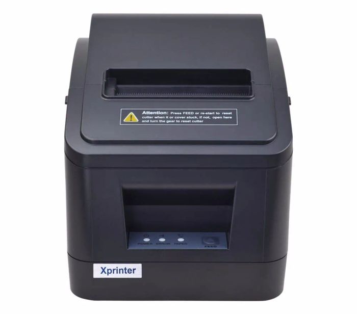Máy in Xprinter ảnh 2 - Phiên bản cao cấp với khả năng kết nối đa dạng qua USB, Bluetooth và Wifi, tích hợp tính năng cắt giấy tự động thông minh.