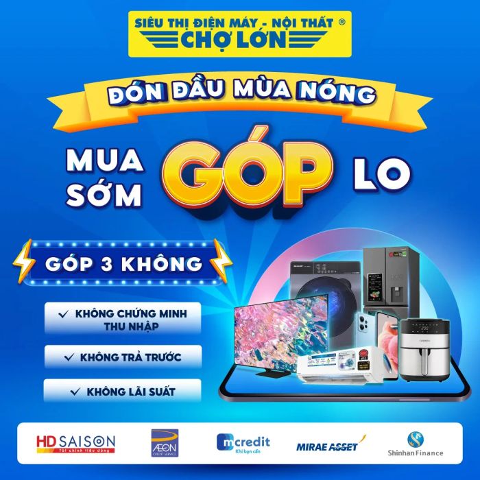 Không gian mua sắm sang trọng tại Điện Máy Chợ Lớn