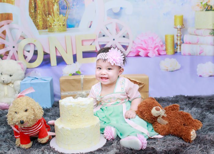 Khoảnh khắc đáng yêu được ghi lại tại Studio Baby Cưng