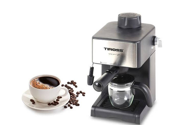 Hình ảnh máy pha cà phê Tiross - Thiết kế nhỏ gọn đa năng