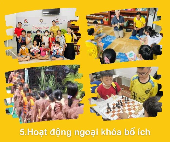 Âu Việt Mỹ - Hình ảnh 2: Giờ học tương tác sôi nổi giữa giáo viên và học viên nhí