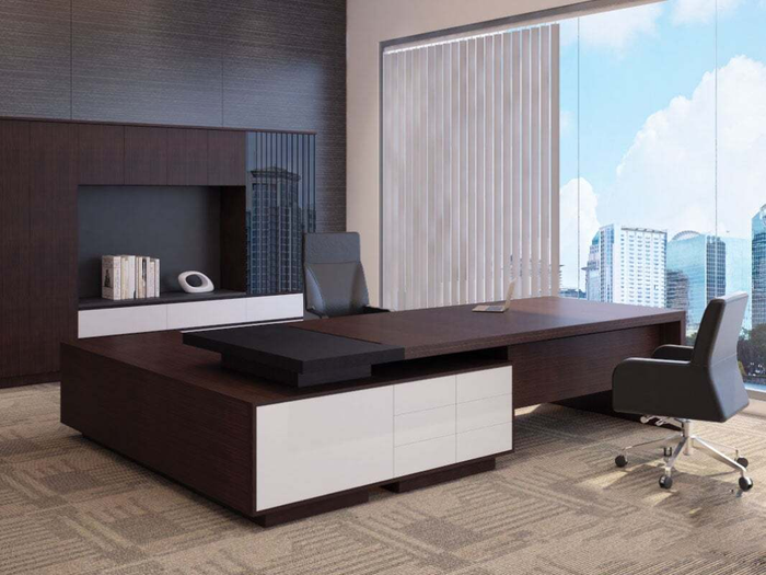 Bộ bàn giám đốc Fami Lufa E02-D2423L-R