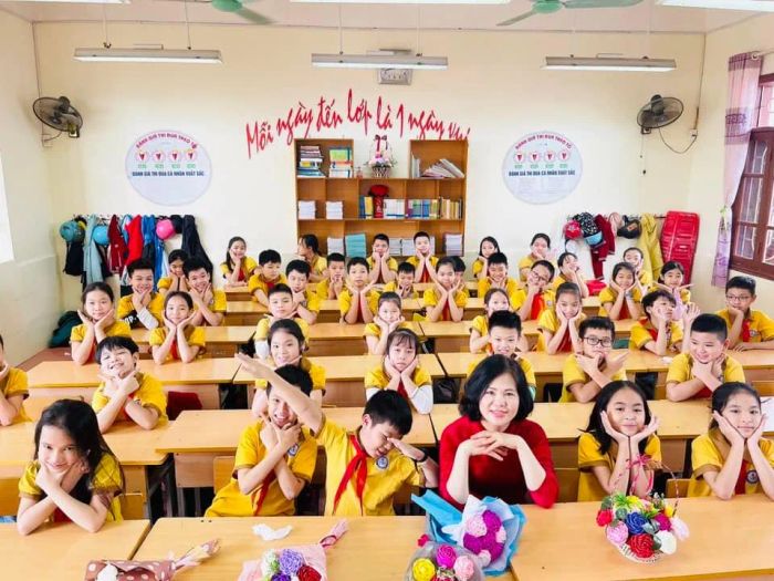 Hình ảnh ấn tượng về Trường Tiểu học Lê Hồng Phong