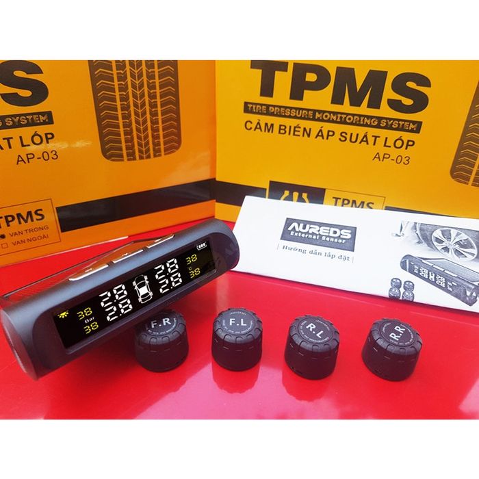 Hình ảnh thực tế cảm biến áp suất lốp TPMS Aureds