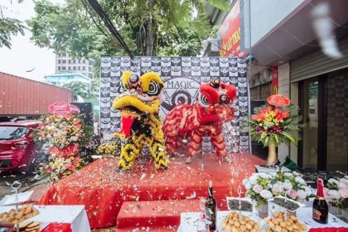 Khoảnh khắc rực rỡ của Đoàn Nghệ Thuật Lân Sư Rồng Hồng Lân Hội trong màn biểu diễn đặc sắc