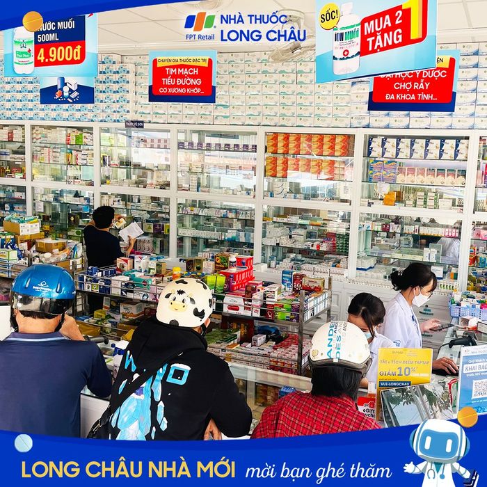 Nhà Thuốc FPT Long Châu ảnh 1 - Không gian hiện đại chuẩn mực ngành dược