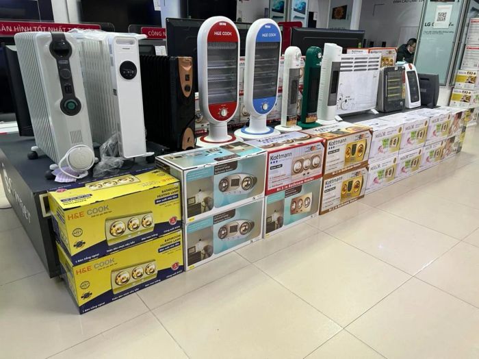 Góc trải nghiệm sản phẩm cao cấp tại Điện máy Huy Tùng