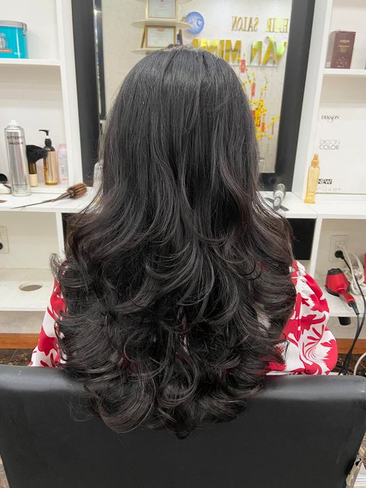 Học viên thực hành tại Hair Salon Văn Minh
