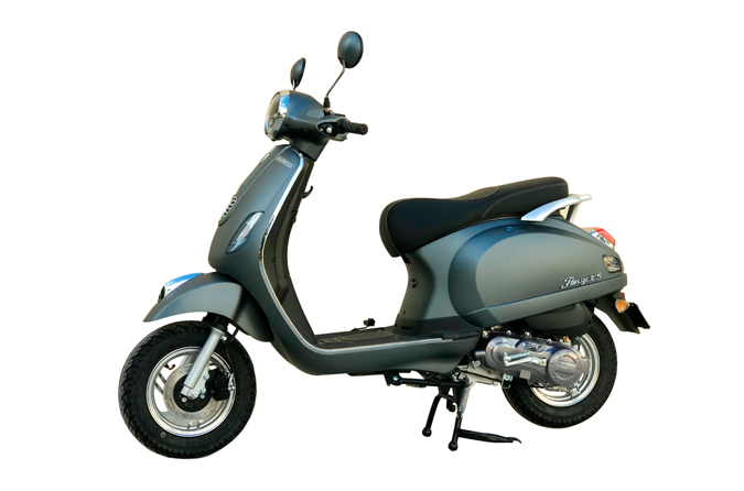 Xe ga Dibao ảnh 1 - Hình ảnh đầu tiên giới thiệu vẻ đẹp cân đối, màu sắc thời thượng cùng những đường nét thiết kế tinh tế của thương hiệu xe Đài Loan.