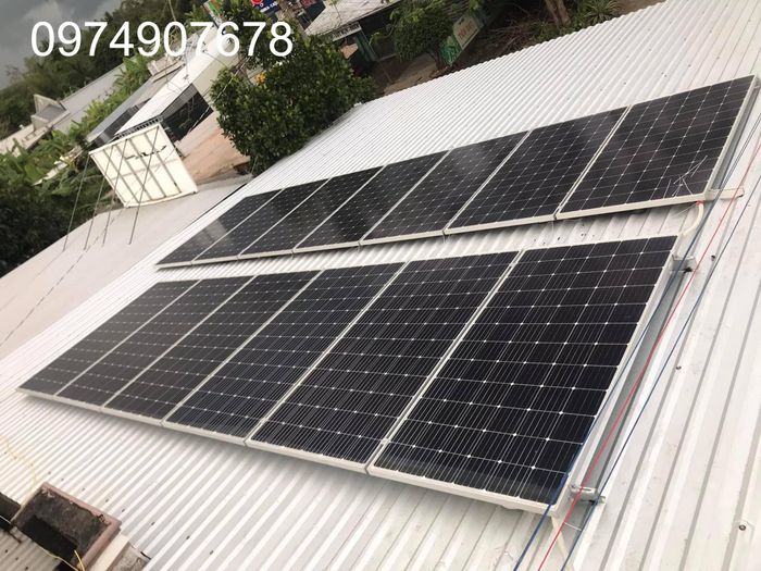 Hình ảnh thi công hệ thống điện mặt trời của HC Nghệ An