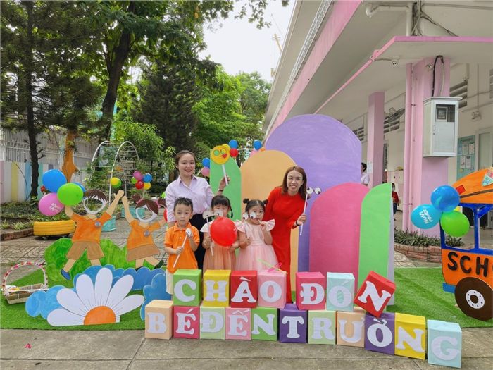 Hình ảnh sinh động về lớp học tại Trường Mầm non Hoa Lư