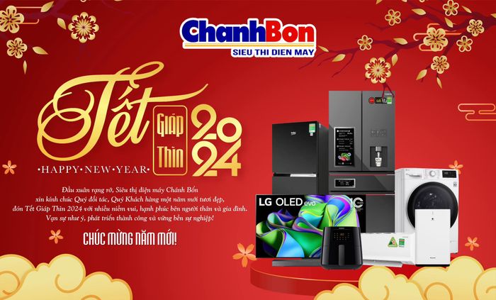 Không gian trưng bày hiện đại tại Siêu Thị Điện Máy Chánh Bổn