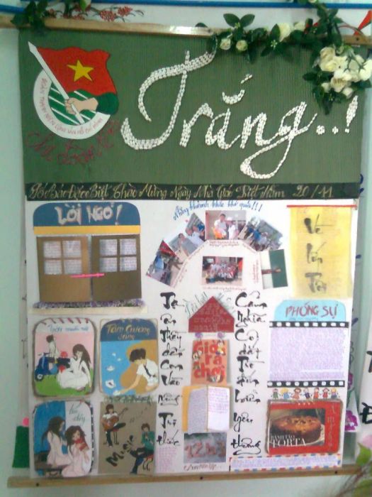 Một số mẫu báo tường tự thiết kế qua hình vẽ hình ảnh 1