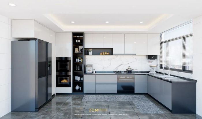 Tủ bếp nghệ thuật - Kiệt tác từ ZEM Design