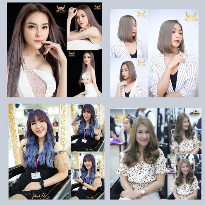 Học viên thực hành kỹ thuật tạo mẫu tại Beauty Salon VĨNH PHÚ