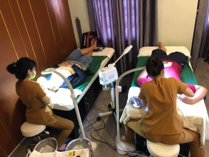 Quy trình trị liệu chuyên nghiệp tại Yuki Clinic Spa