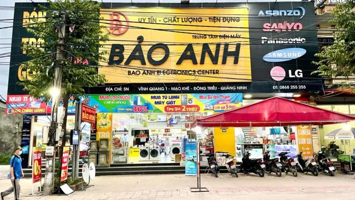 Hình ảnh trưng bày sản phẩm tại Siêu Thị Điện Máy Bảo Anh