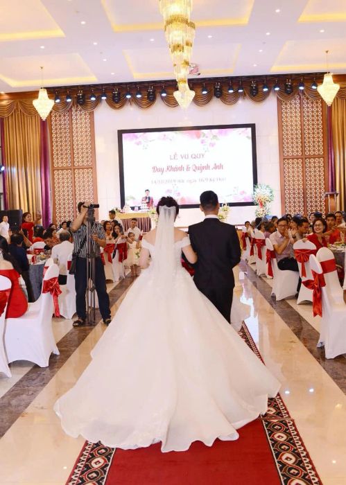 Không gian tiệc cưới hoàng gia tại Dabaco Từ Sơn Palace