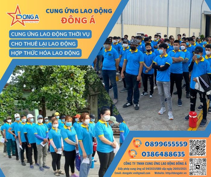 Hình ảnh đội ngũ nhân lực chuyên nghiệp Đông Á
