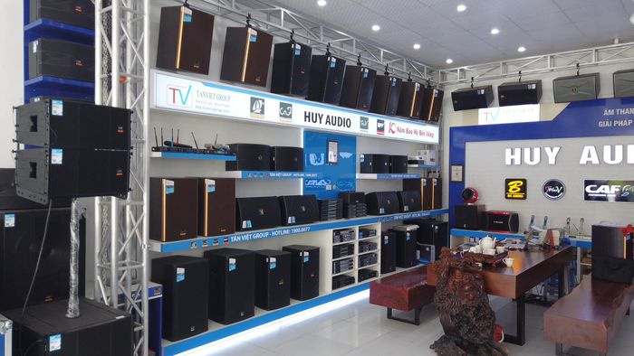 Không gian trưng bày hiện đại tại Huy Audio Vĩnh Phúc