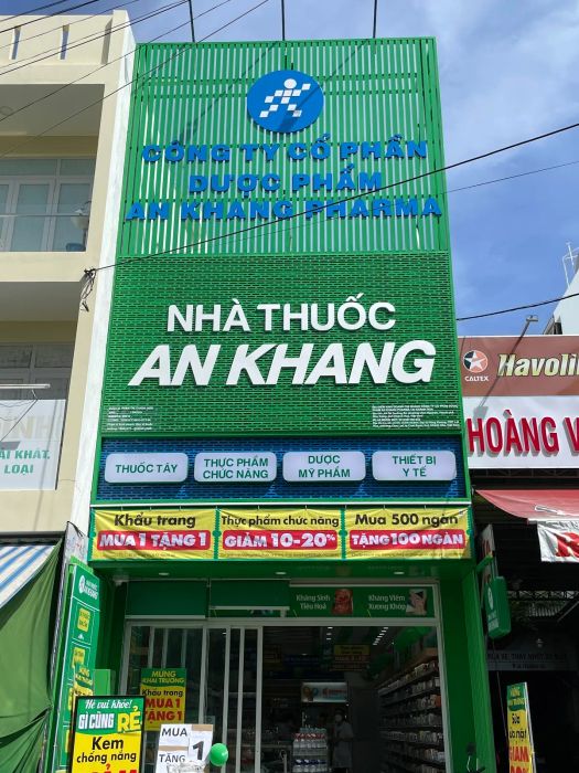 Không gian nhà thuốc An Khang - Thiết kế hiện đại, tiện nghi với khu vực tư vấn riêng tư