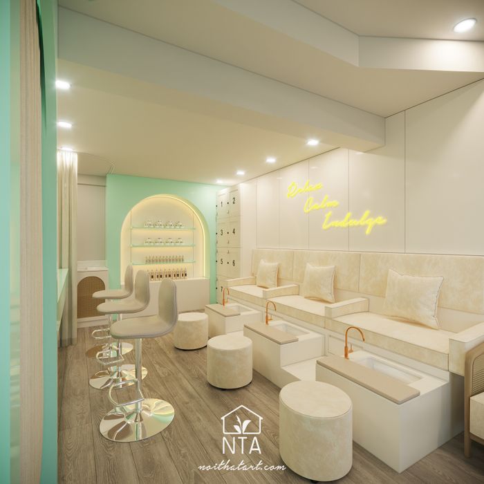 Bộ sưu tập thiết kế tiệm nail ấn tượng từ Nội Thất Art